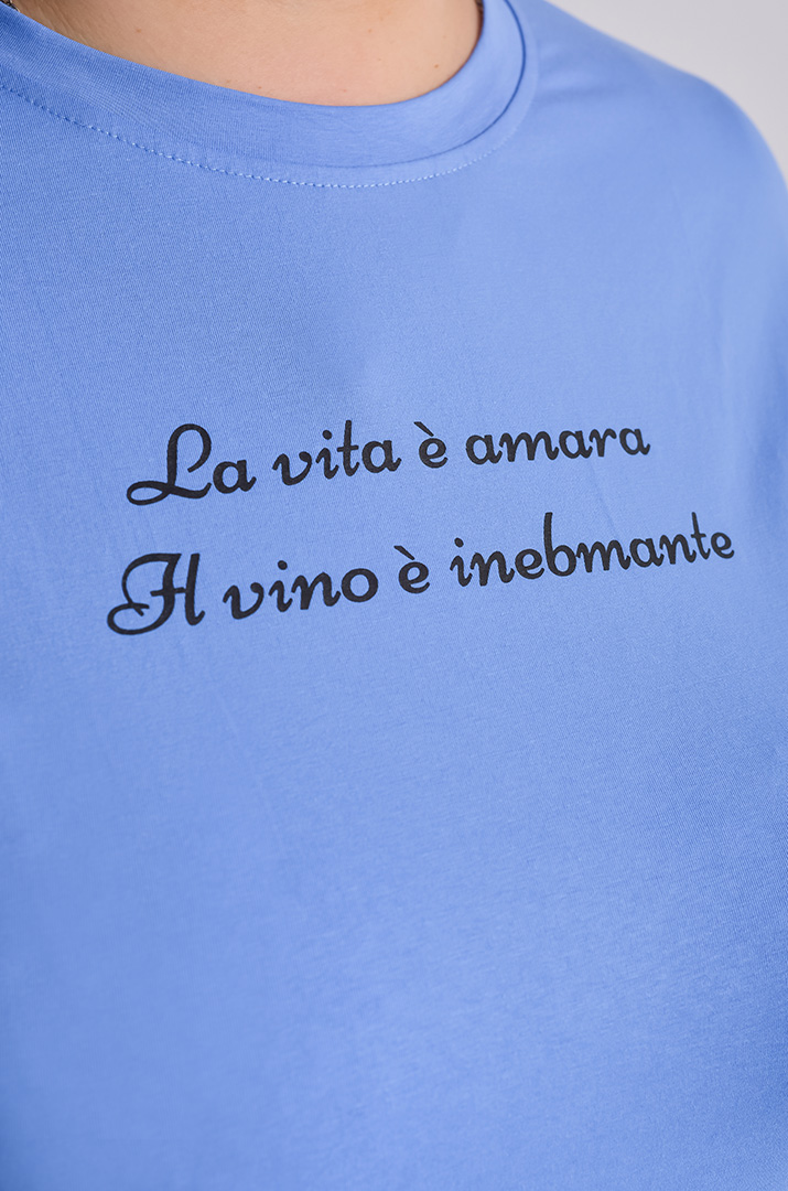 Футболка трикотажная с надписью больших размеров