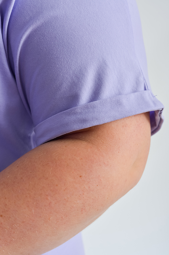 Футболка трикотажная с надписью больших размеров