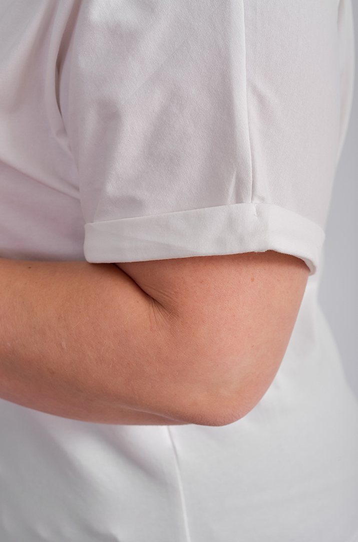 Футболка трикотажная с надписью больших размеров