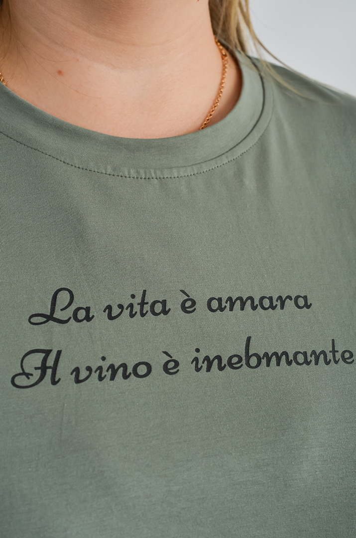 Футболка трикотажная с надписью больших размеров