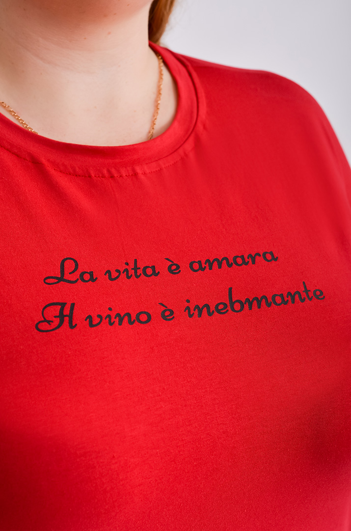 Футболка трикотажная с надписью больших размеров