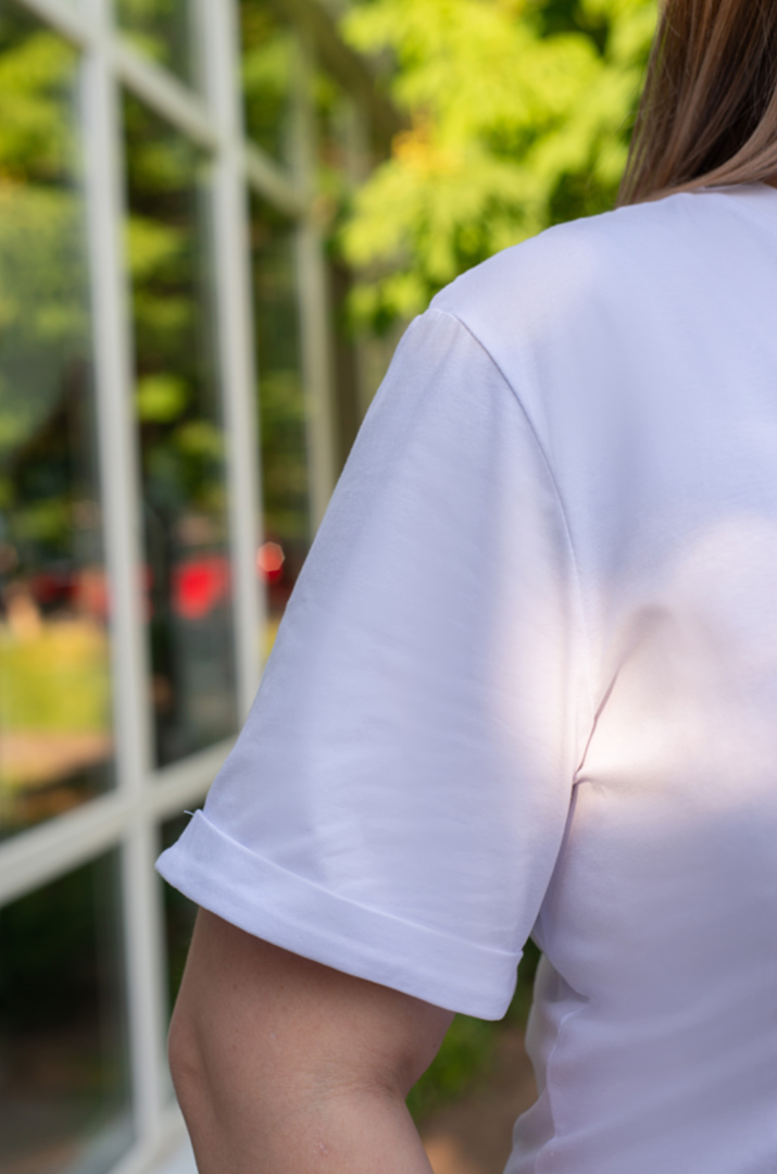 Футболка з котиком в орнамент великих розмірів