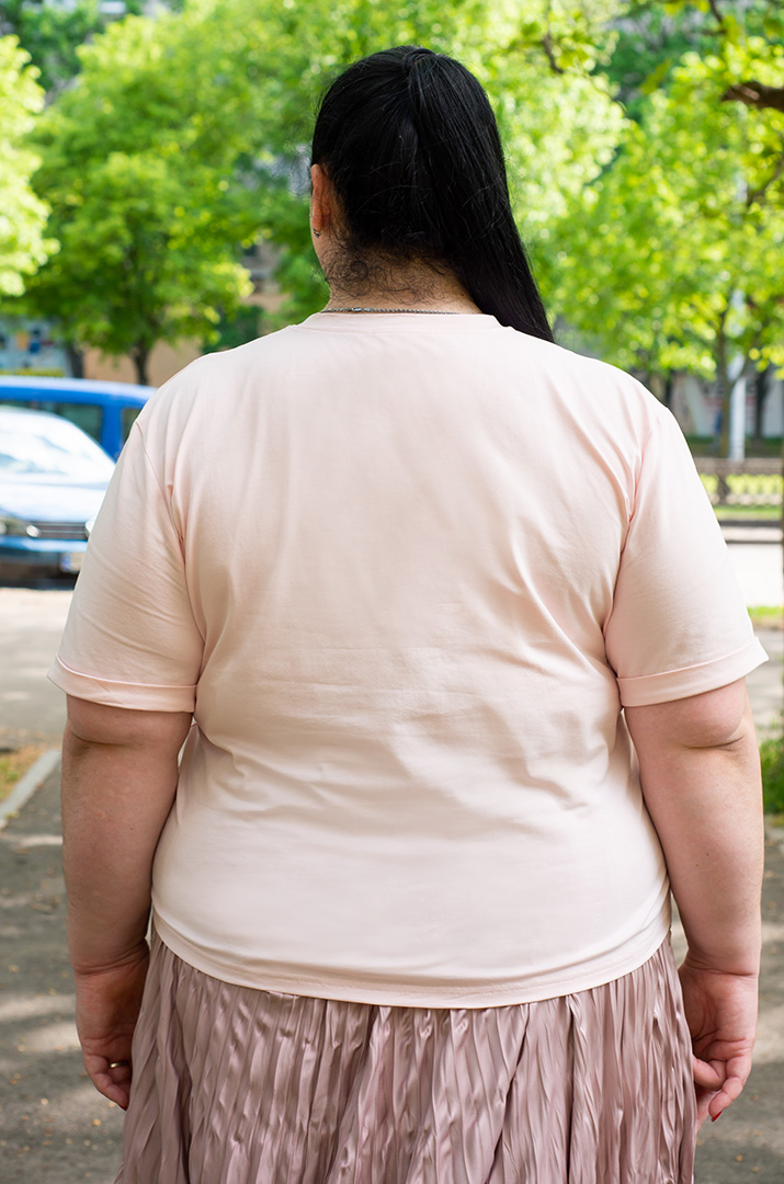 Футболка у етно-стилі великих розмірів