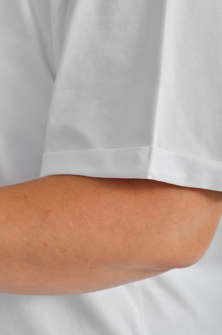 Футболка довга з мультяшним принтом великих розмірів