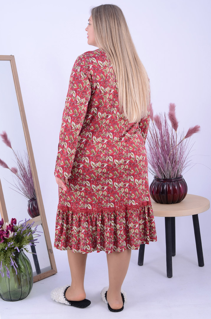 Халат подовжений з кишенями  батал