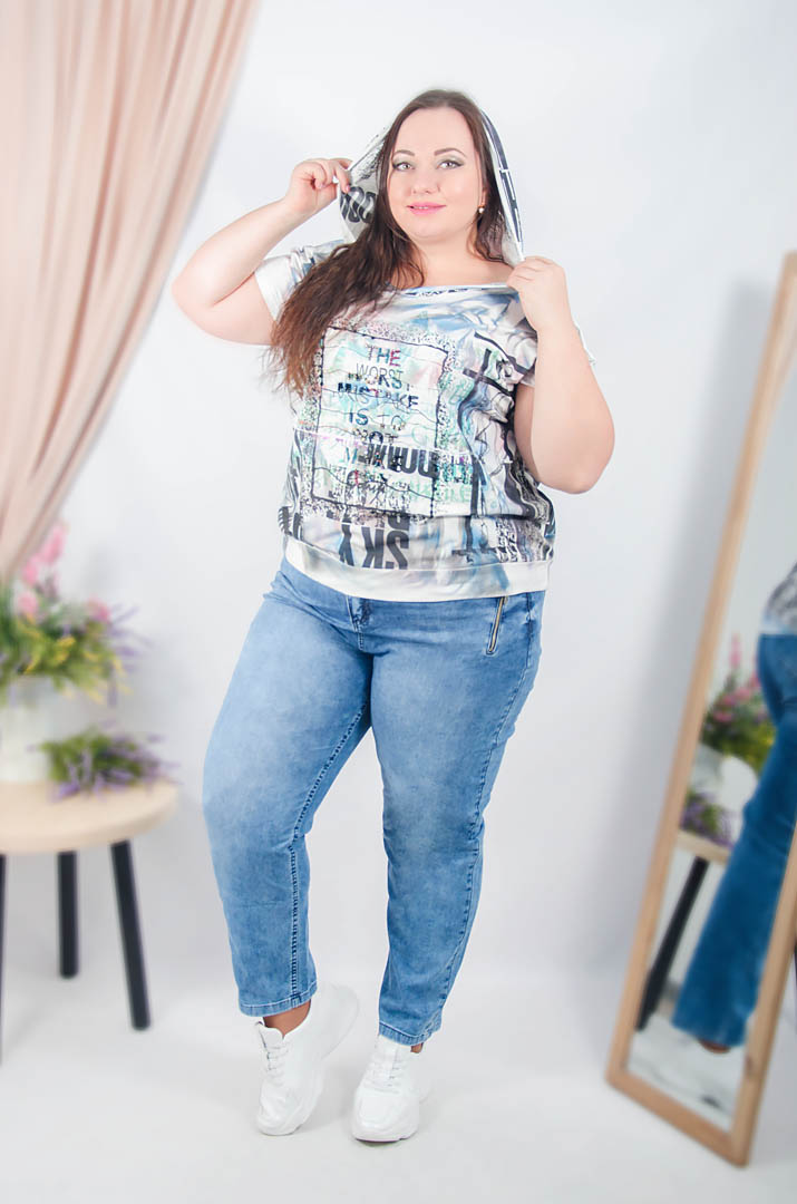 Худі трикотажне супер батал