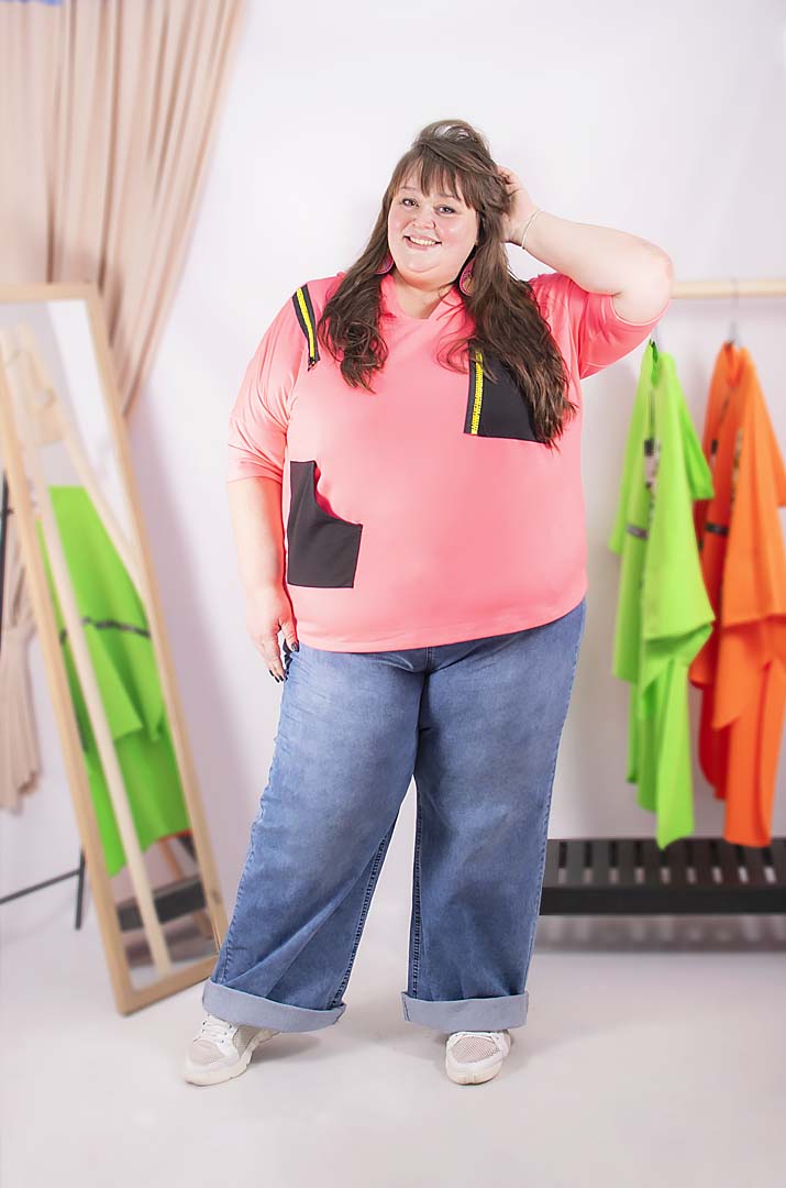 Худи яркое супер батал