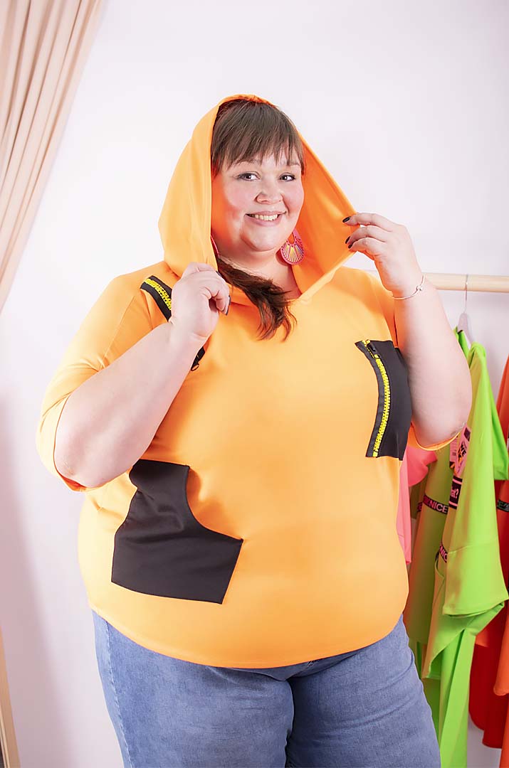 Худи яркое супер батал