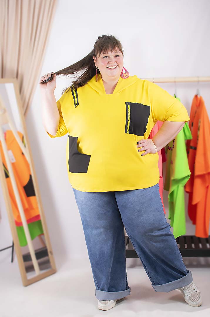 Худи яркое супер батал