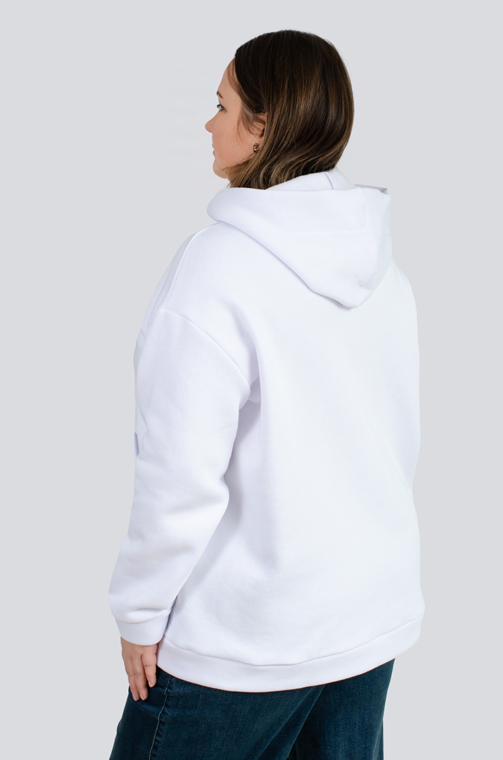 Худі з оригінальним написом великих розмірів