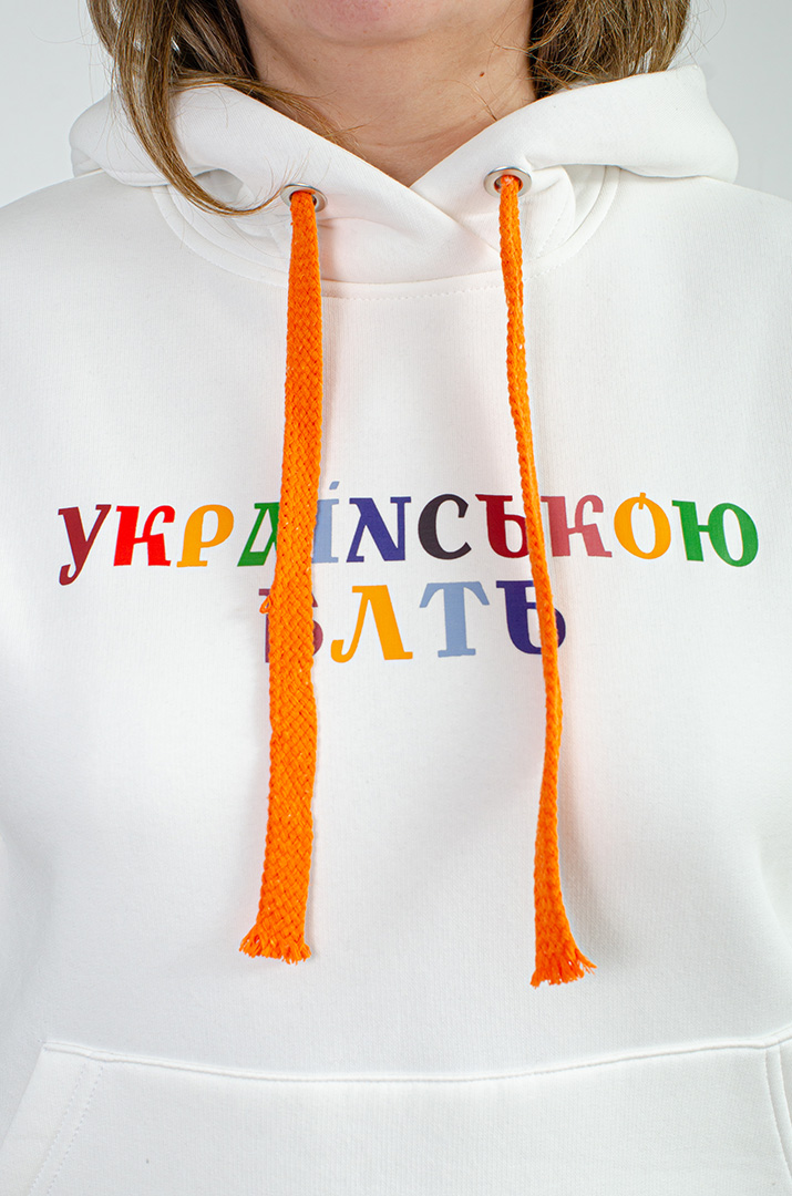 Худі з оригінальним написом великих розмірів