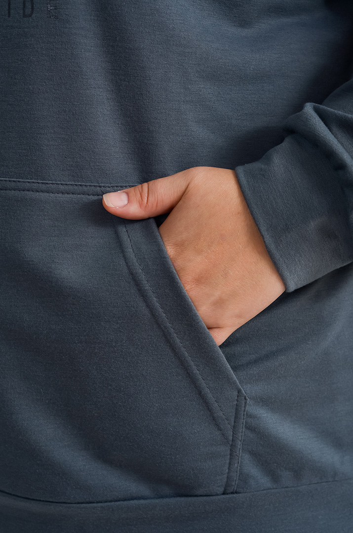 Худі з капюшоном і текстовим дизайном великих розмірів