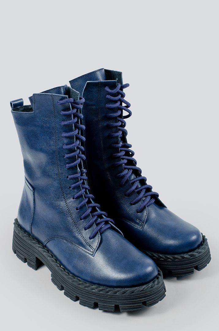 Черевики шкіряні на шнурівці в різних кольорах великих розмірів