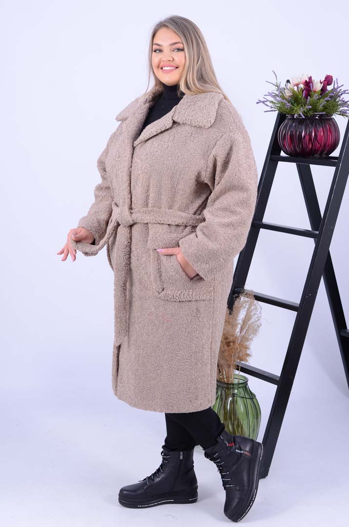 Stil'naya_shuba_s_poyasom_batal_pishna_krasa Стильна шуба з поясом батал