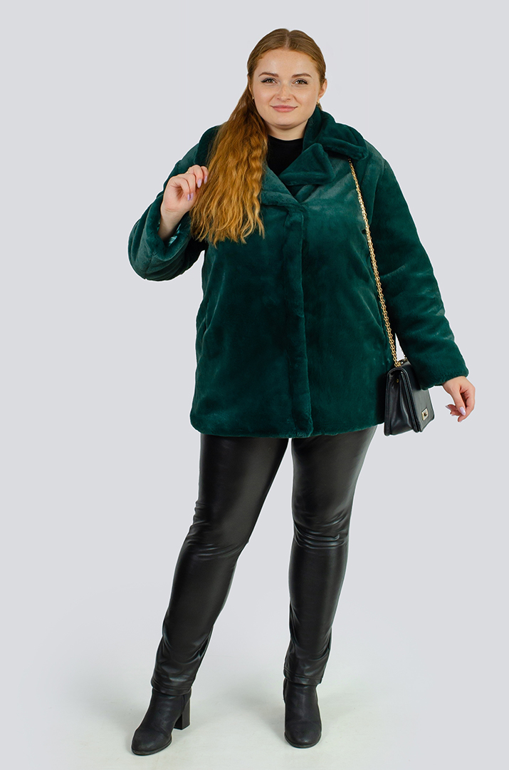 Кожушок двосторонній великих розмірів