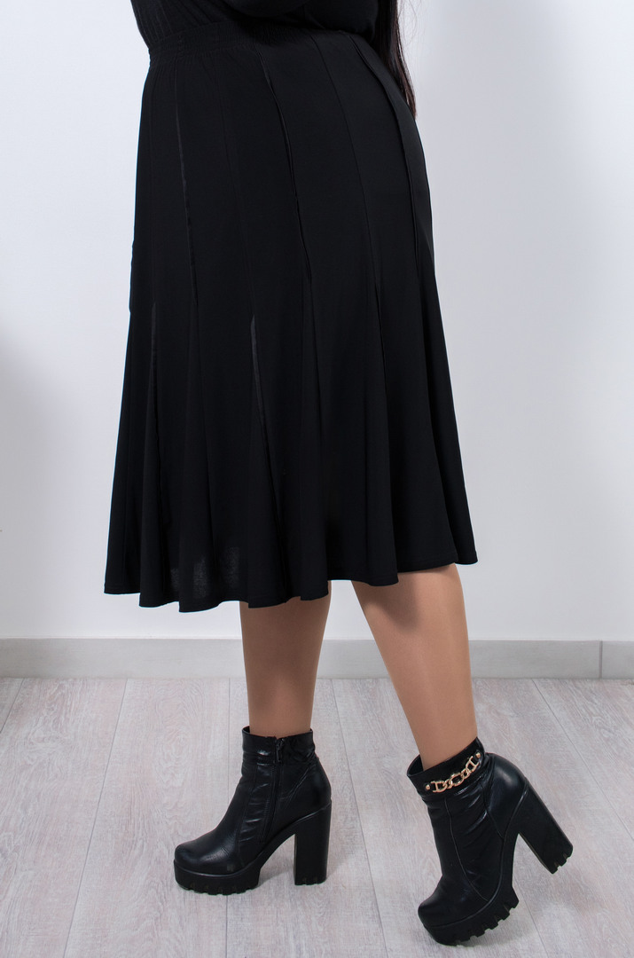 Спідниця міді фасону трапеція супер батал