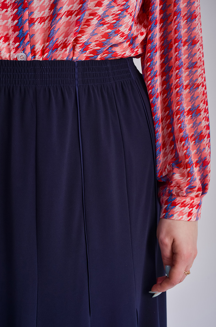 Спідниця міді фасону трапеція супер батал