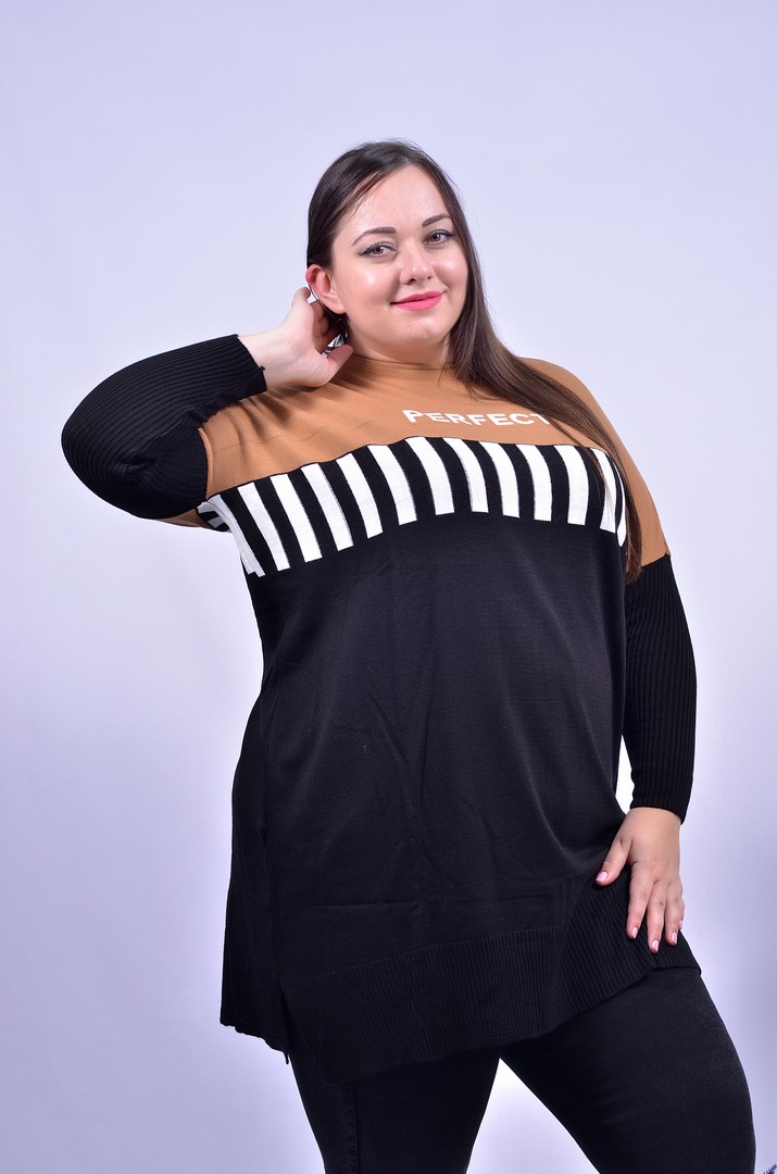 Туника прямая с принтом