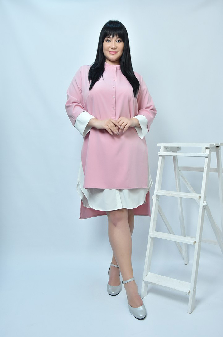 Сукня класична напівсвітська батал