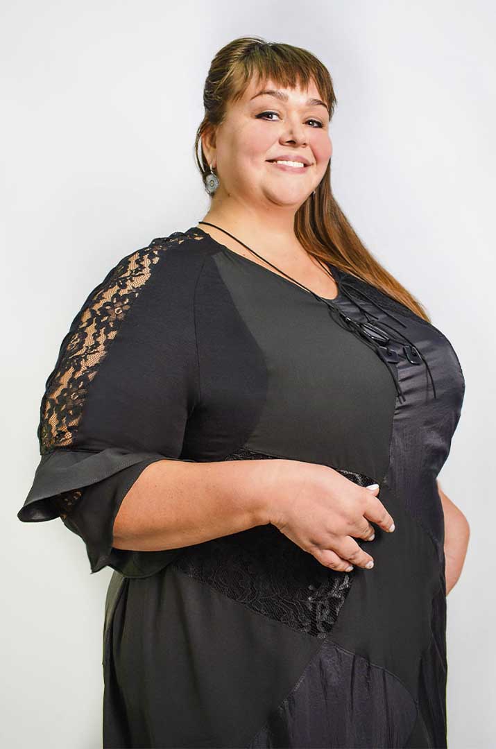 Сукня довга з прикрасою супер батал