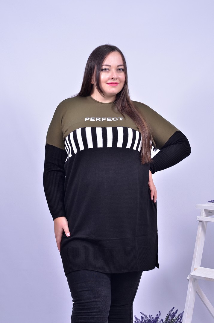 Туника прямая с принтом