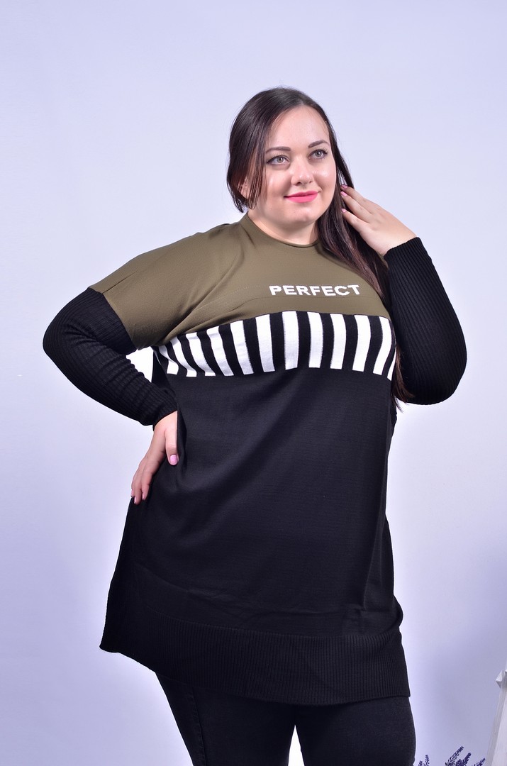 Туника прямая с принтом