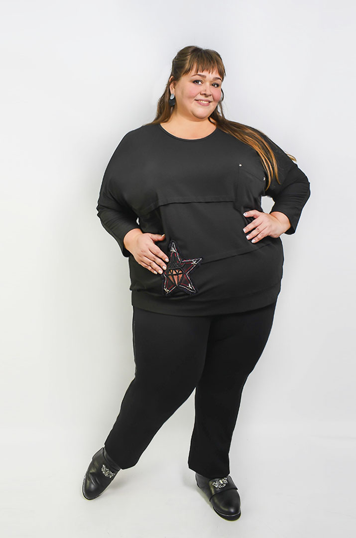 Свитшот стильный супер батал