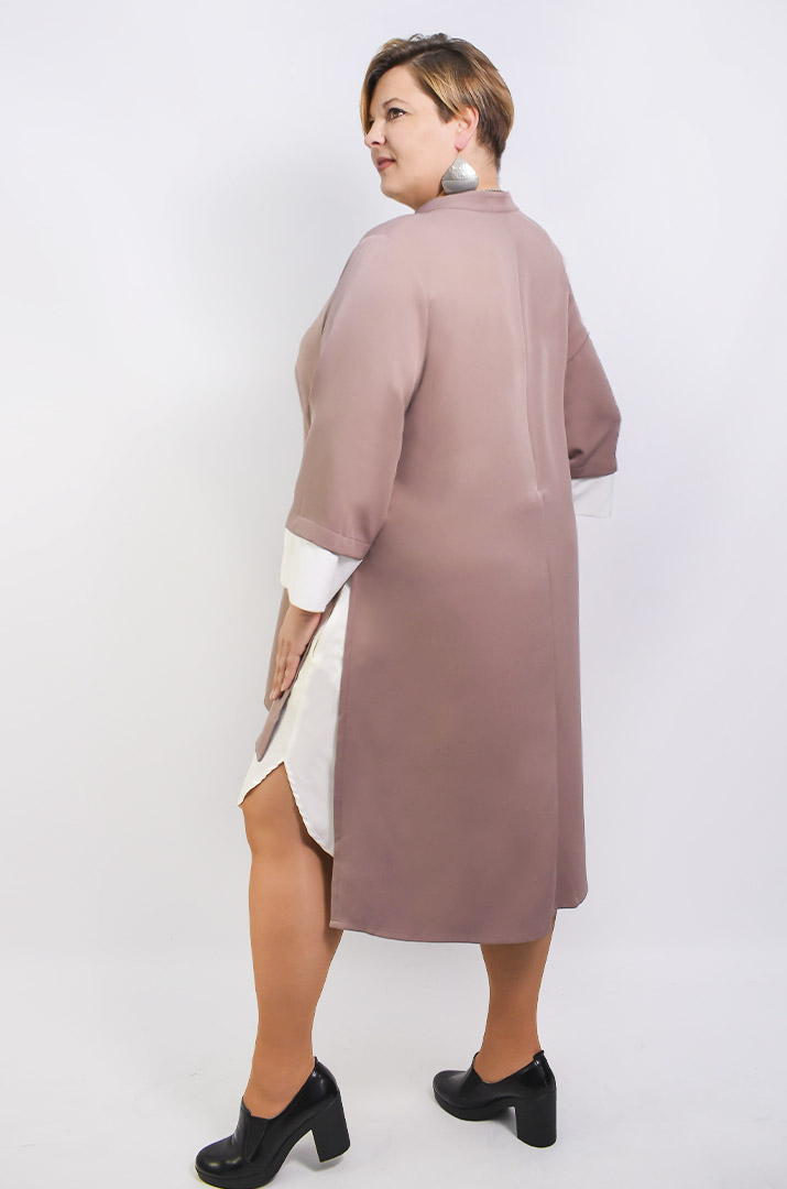 Сукня класична напівсвітська батал