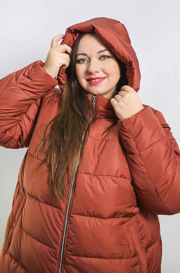 Куртка подовжена зимова супер батал