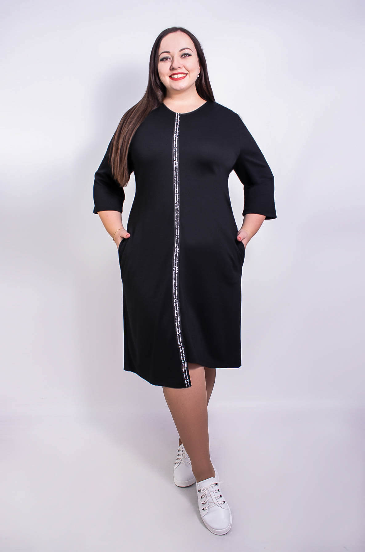 Сукня трикотажна повсякденна супер батал