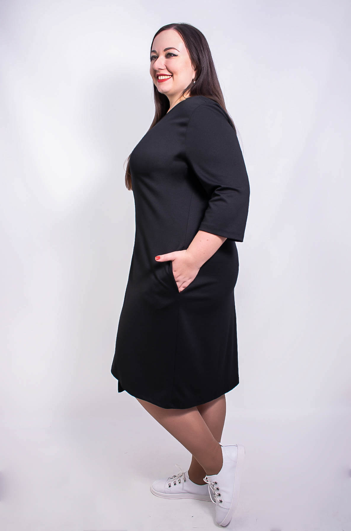 Сукня трикотажна повсякденна супер батал